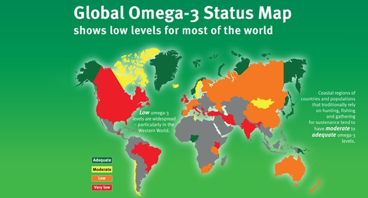 omega-3 deficiency map