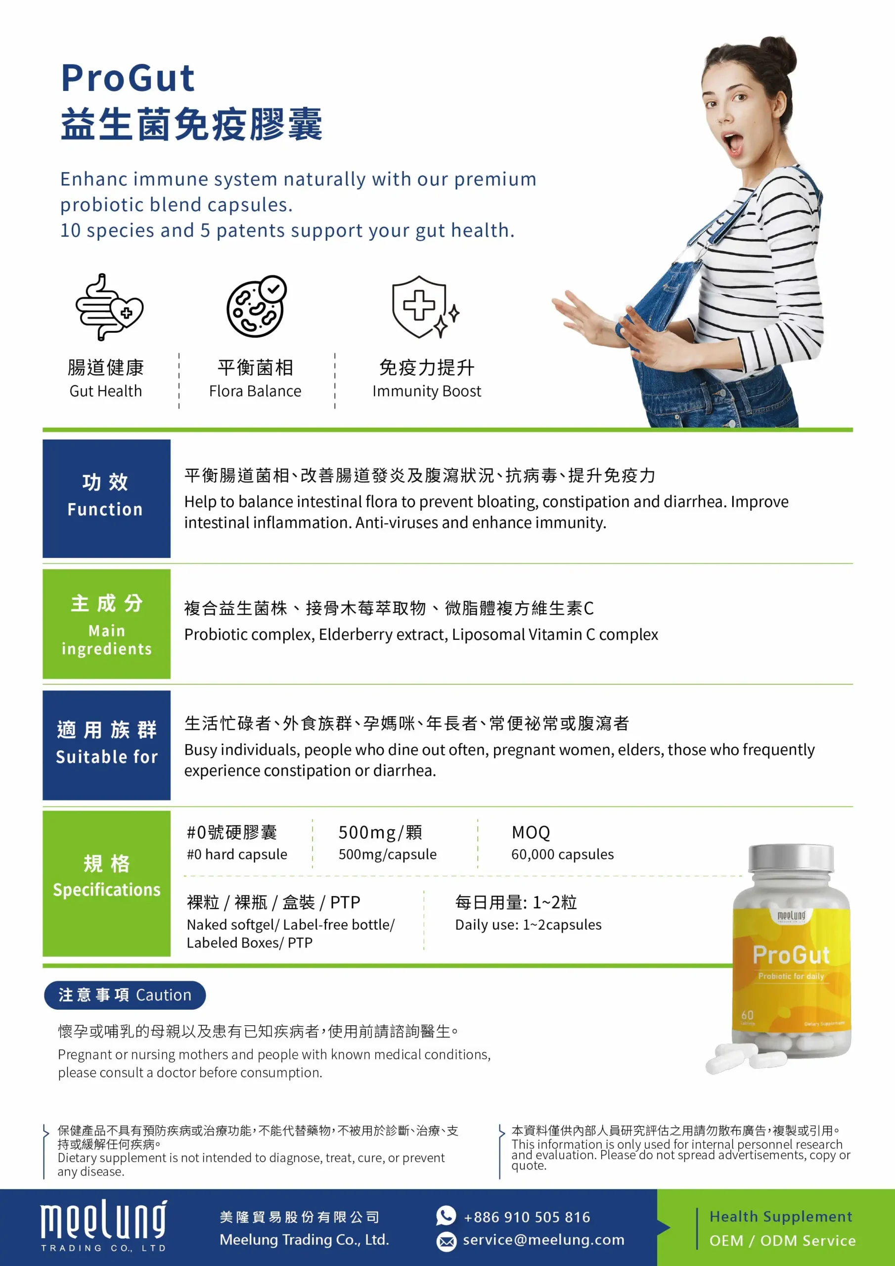 ProGut-Probiotic Gut health Formula